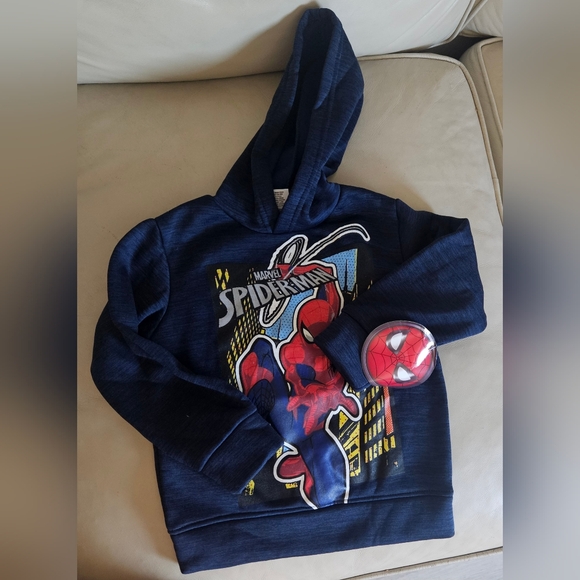 Marvel Spider-Man Kids Dark Blue Hoodie - Picture 1 of 1